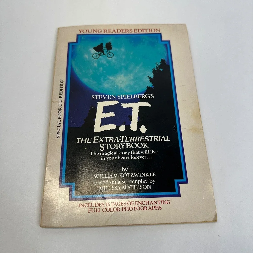 E.T.‎ The Extra-Terrestrial Storybook William Kotzwinkle 1988 Paperback Photos